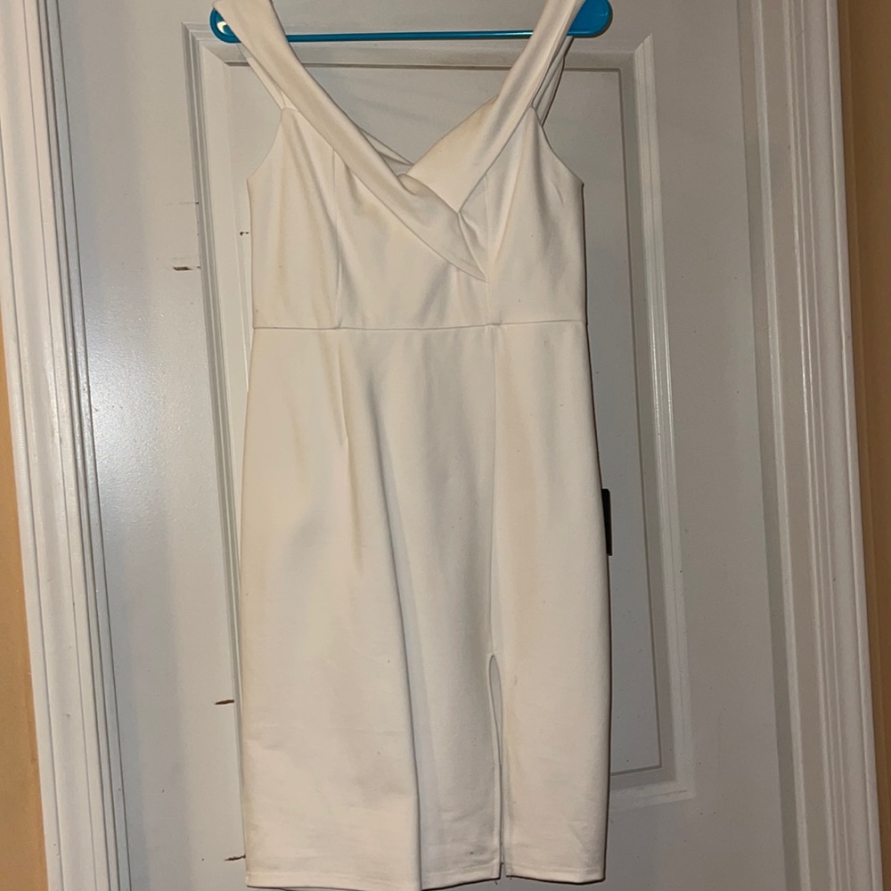 White/Creme off shoulder dress